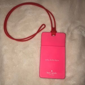 Kate Spade jelly lanyard